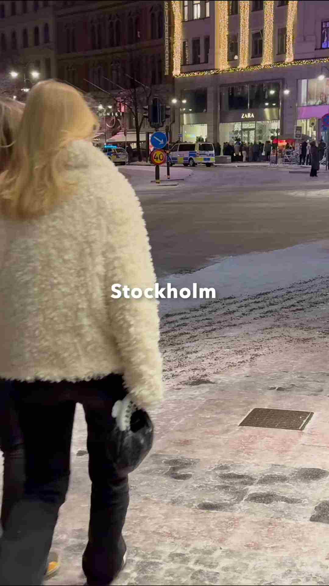 Ледена пързалка в Стокхолм